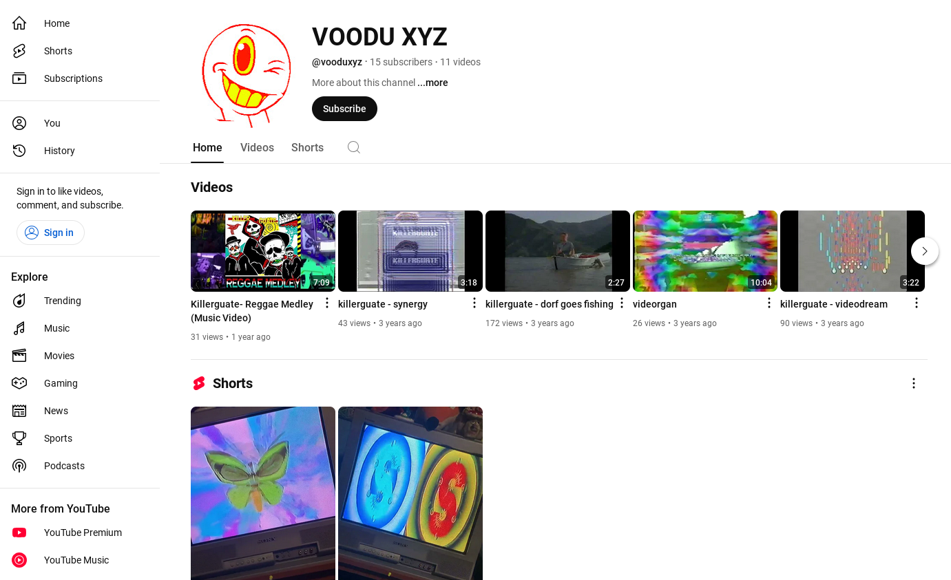 voodu on YouTube