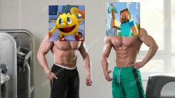 LORDPACMAN32 Y MINECRAFTTEDESTROZA SON LOS DIOSES MAS MUSCULOSOS