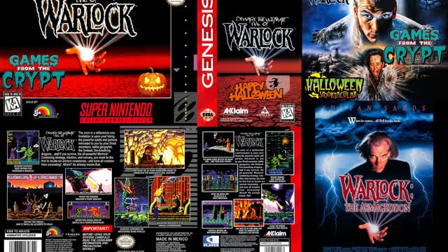 Games From The Crypt 2024 - The Warlock (Super Nintendo VS Sega Genesis Versions) Comparisions