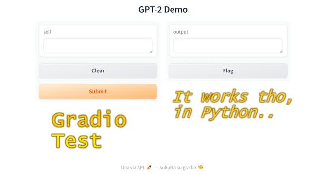 Gradio Test: It works tho, in Python..