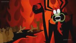 Aku yells at the Wicked Wazir