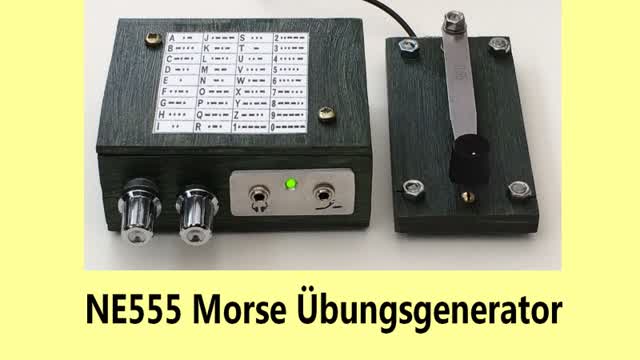 Build your own Morse code training device