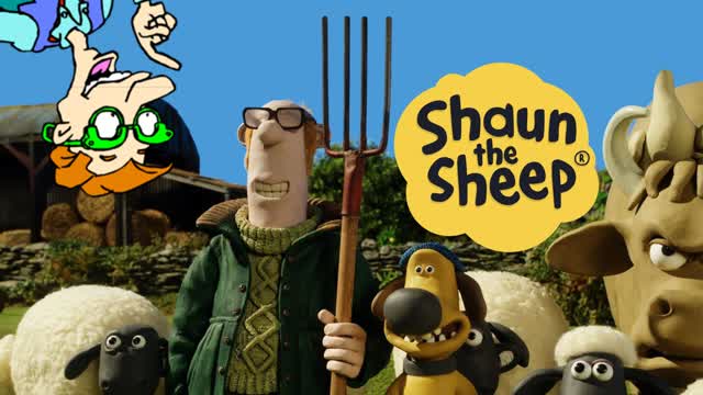 Drew Pickles reads YouTubes terrible auto-captions from my Shaun the Sheep video