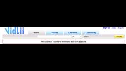 @AltRightGaming has deleted his VidLii channel (I won)