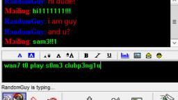 Talking on AIM - RandomGuy