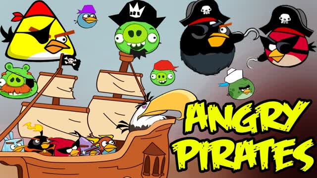 Angry Jack Sparrow(angry birds pirate parody)