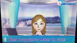 Tomodachi Life - Mii News - Beef Bourguignon Maker On Sale! (17th of April 2021)