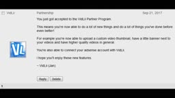 I've got VidLii partnership!