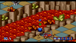 Sonic 3D Blast Volcano Valley Zone Act 1