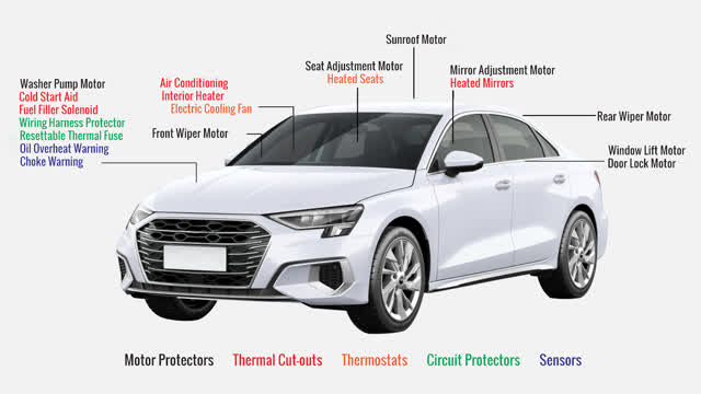 HCET High quality HC02 bimetal thermal protector  for  motor