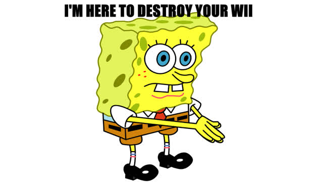 SpongeBob Destroys Patrick's Wii