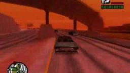 GTA San Andreas driving a car with a friend