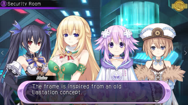 Hyperdimension Neptunia U Action Unleashed - Ch.3 Event Cutscene - Security Room 2