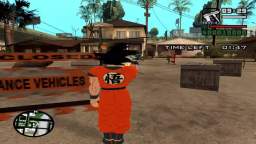 goku vs claire batalla a muerte - gta san andreas