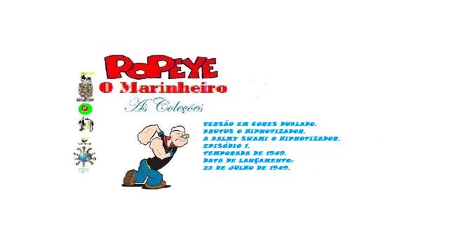 POPEYE O MARINHEIRO _ BRUTUS O HIPNOTIZADOR DUBLADO RARO