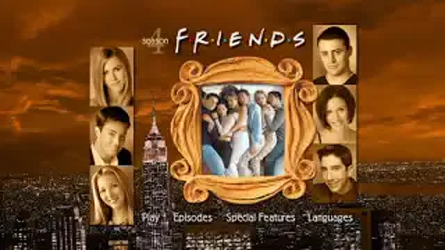 Friends Season 4 DVD Main Menu