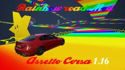 Rainbow road SMK64 in Assetto corsa 1.16