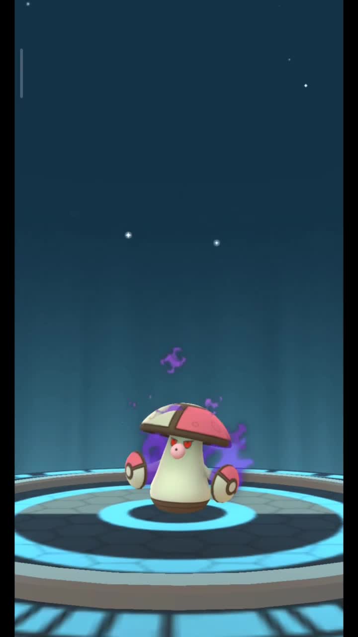 Pokémon GO-Evolving Shadow Foongus