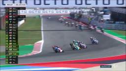 Spike's Backup triggers a Moto3 crash on his birthday