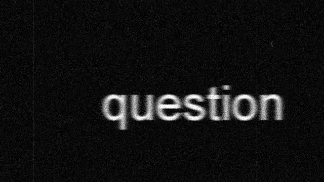 question