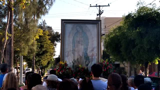 Recorrido de la procesión de Nuestra Señora de Guadalupe en Mazatlán, 12 de diciembre de 2024