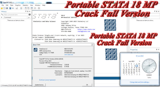 Portable STATA 18 MP Crack Full Version