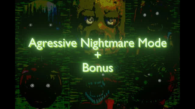 Five nights at Freddy's 3 Agressive nightmare mode + Bonus + strategy (fr_en)