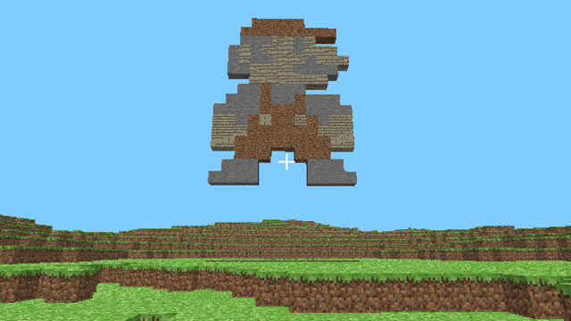 Minecraft Mario