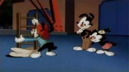 Yakko, Wakko, and Dot gay threesome