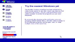 Upgrading from Windows ME to Windows Whistler Build 2465