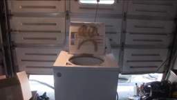 Scary Washing Machine Eats Bricks