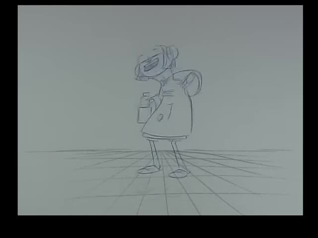 Gorillaz - Noodle Drunk Dance Animation Test