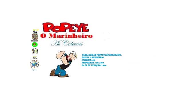 POPEYE O MARINHEIRO _ POPEYE O BILIONÁRIO DUBLADO