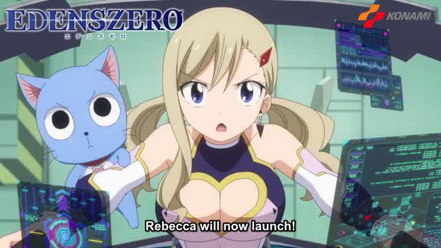 Edens Zero (Season 2) Awsome Moments - Rebecca Bluegarden VS Kleene: Epic Dogfight Space Battle