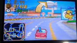 The Simpsons Road Rage Gameboy Advance GameStick sí 4K Lite (Prueba)