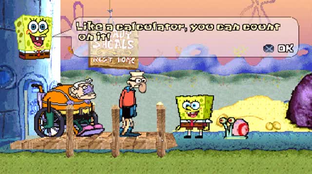 Jugando a Spogebob Squarepants: SuperSponge