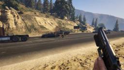 GTA 5 Running Over MC Lost Biker