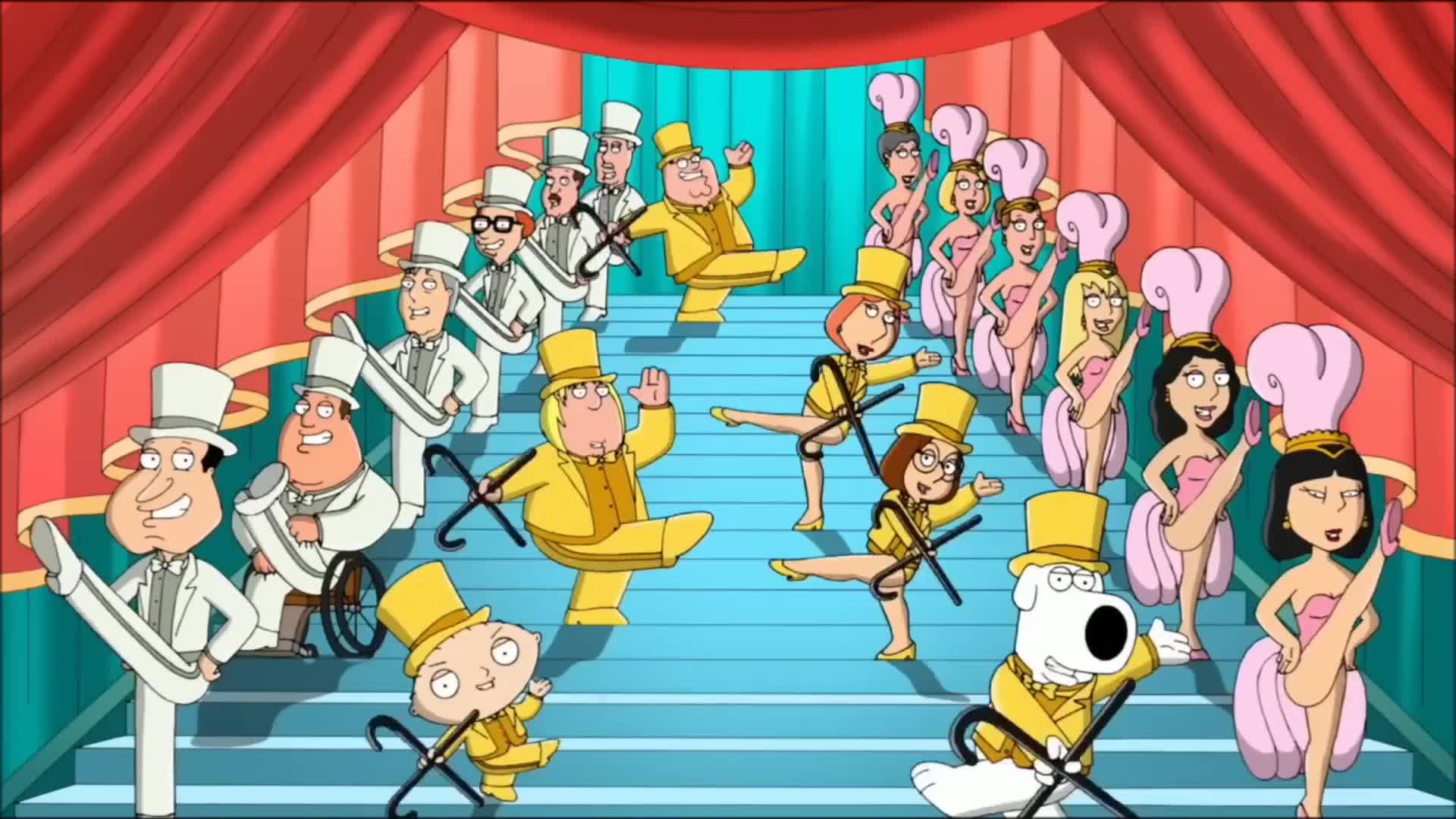 literally just the Family Guy intro