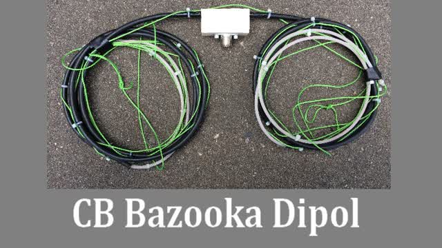 27Mhz CB Funk Bazooka Dipol Antenne selber bauen