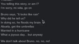 We don't talk about Bruno cover