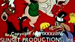 Porky the Rainmaker (1936) Guild Redrawn Titles (Filmed)