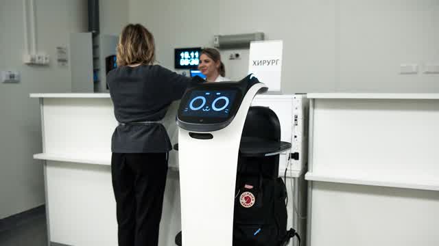 "Robocat" in the hospital.