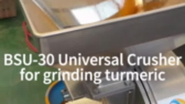 BSU-30 Universal crusher grinding turmeric powder