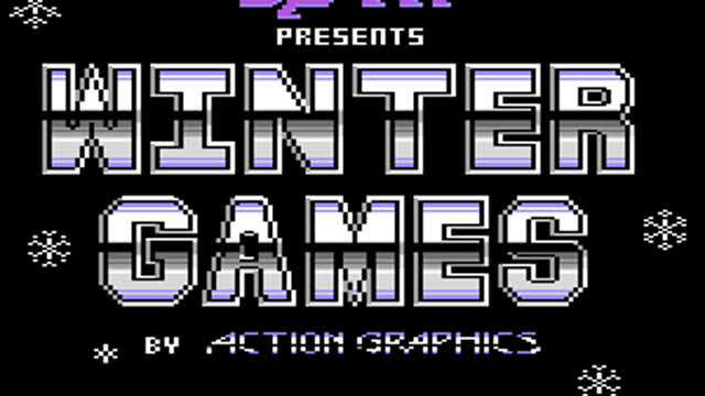 C64 Winter Games - Free Skating