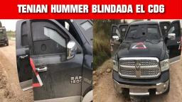 EL CDG TRAÍA HUMMER BLINDADA COMO VEHÍCULO MILITAR TÁCTICO EQUIPADO CON TORRETA EN TAMAULIPAS