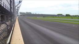 Arash Ajaib (Jim Harino sock) crashes at Indy 500