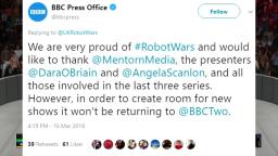 BBC cancels Robot Wars... again