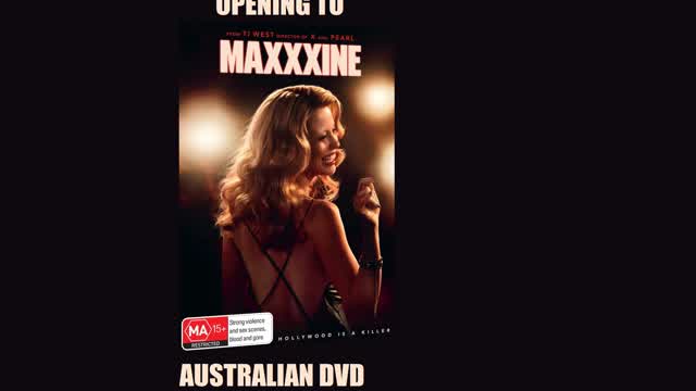 Opening to Maxxxine Australian DVD