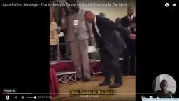 the dancing in the church that's being promoted is not of the holy spirit