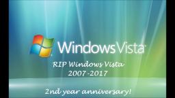 2nd Year Anniversary of Windows Vista's Support Ended